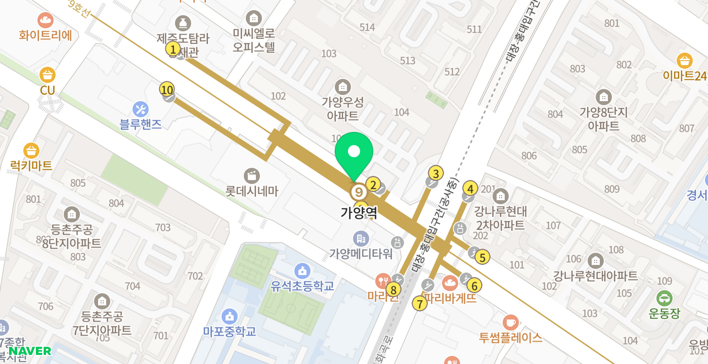 가양역 위치 지도