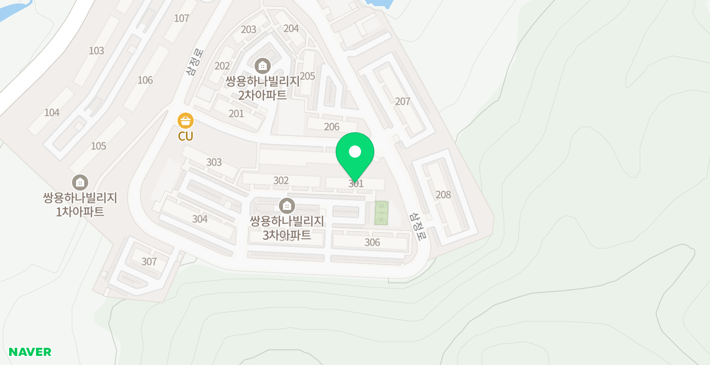 쌍용하나빌리지아파트 위치 지도