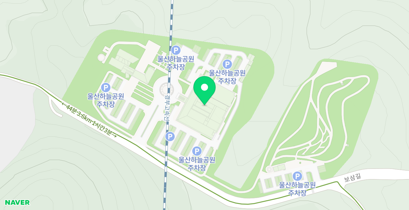울산하늘공원 위치 지도