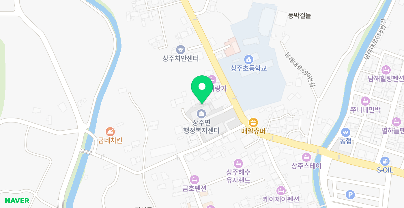 상주면행정복지센터 위치 지도