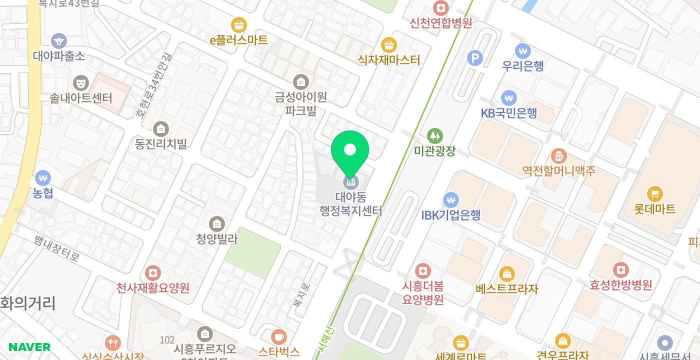 다다커뮤니티센터 위치 지도
