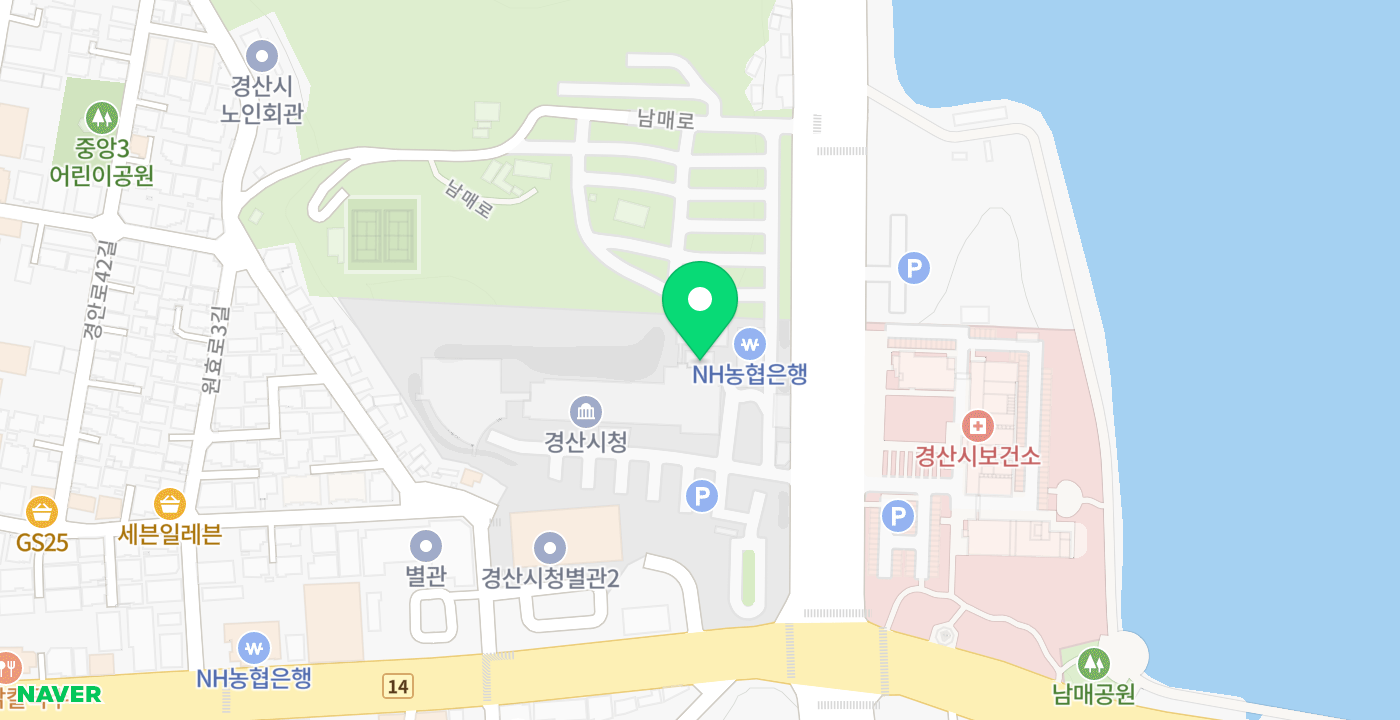 경산시청민원실 KIOSK 위치 지도