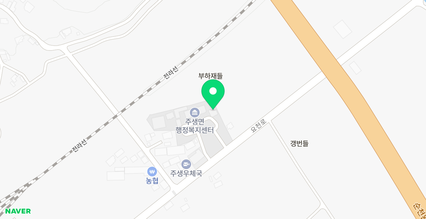 주생면 위치 지도