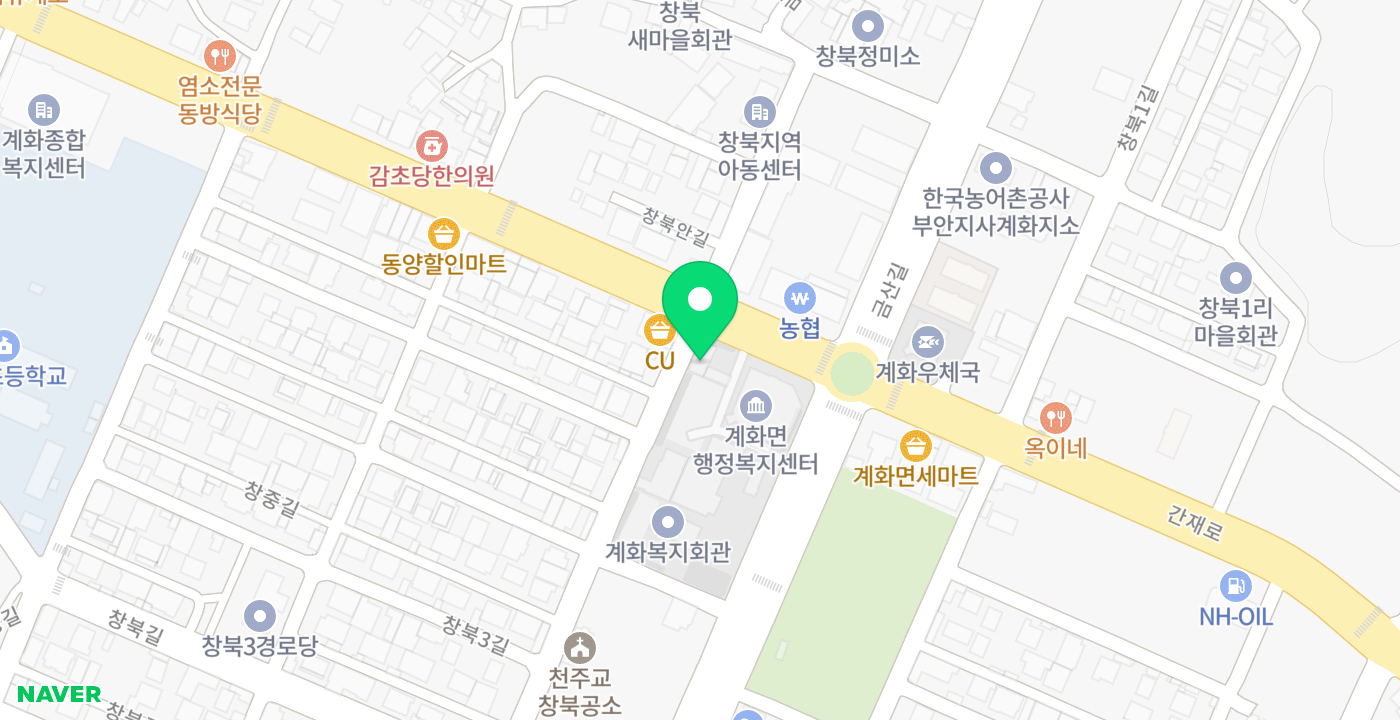 계화면사무소 위치 지도
