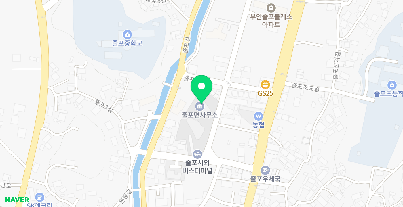 줄포면사무소 위치 지도