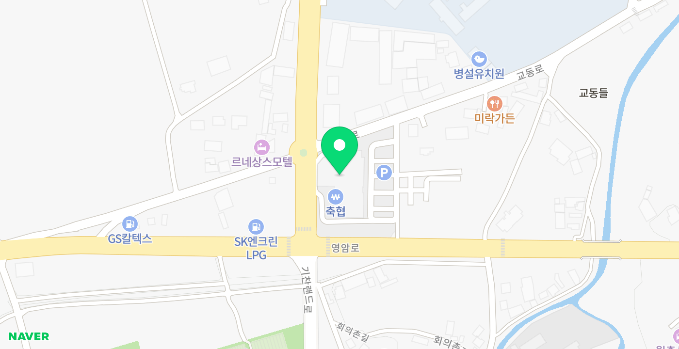 영암축협 본점 위치 지도