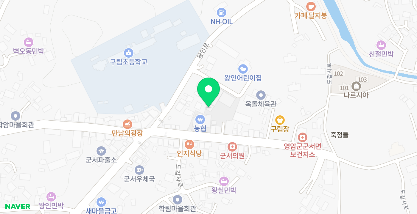 군서농협발급기 위치 지도