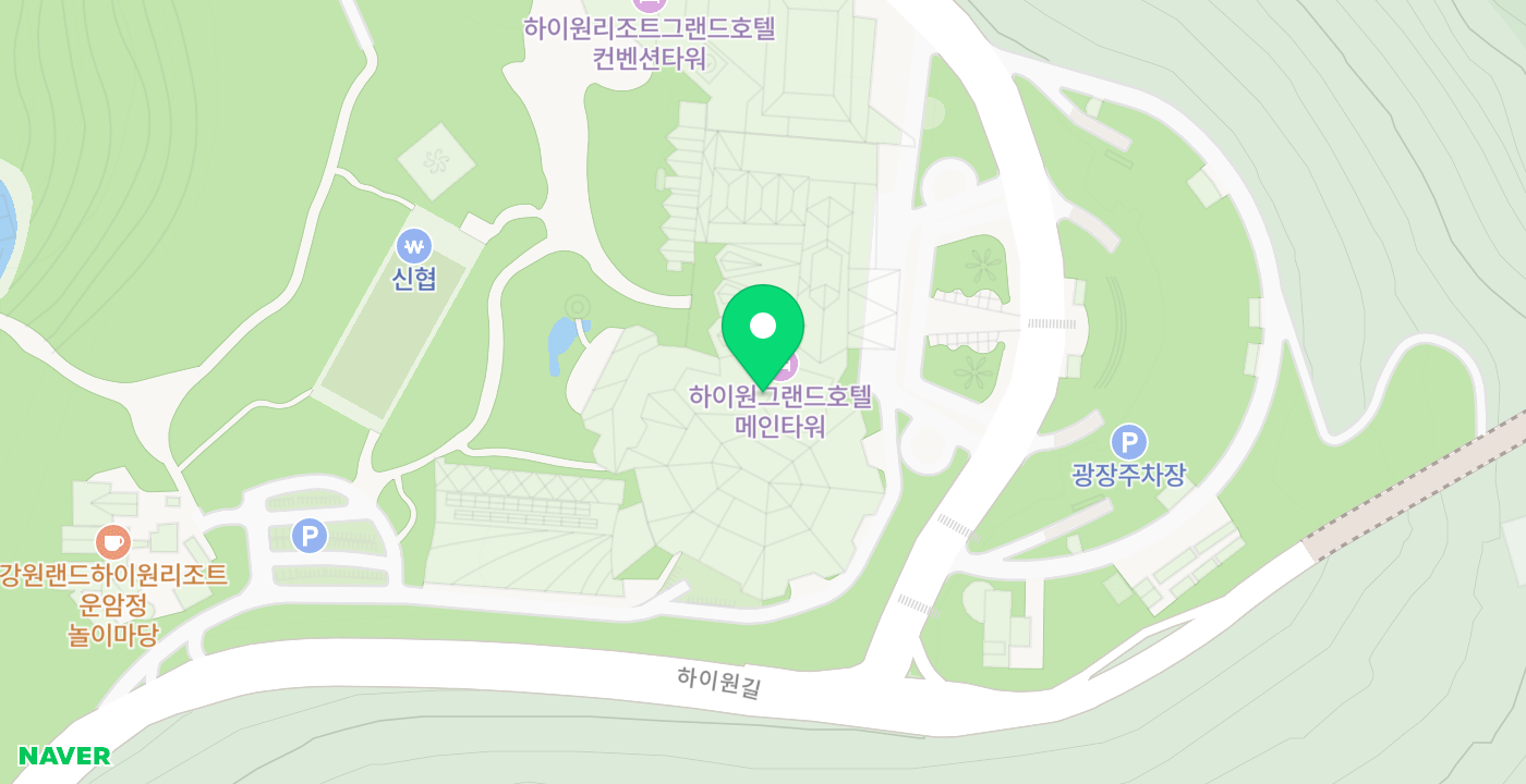 정선강원랜드2 위치 지도