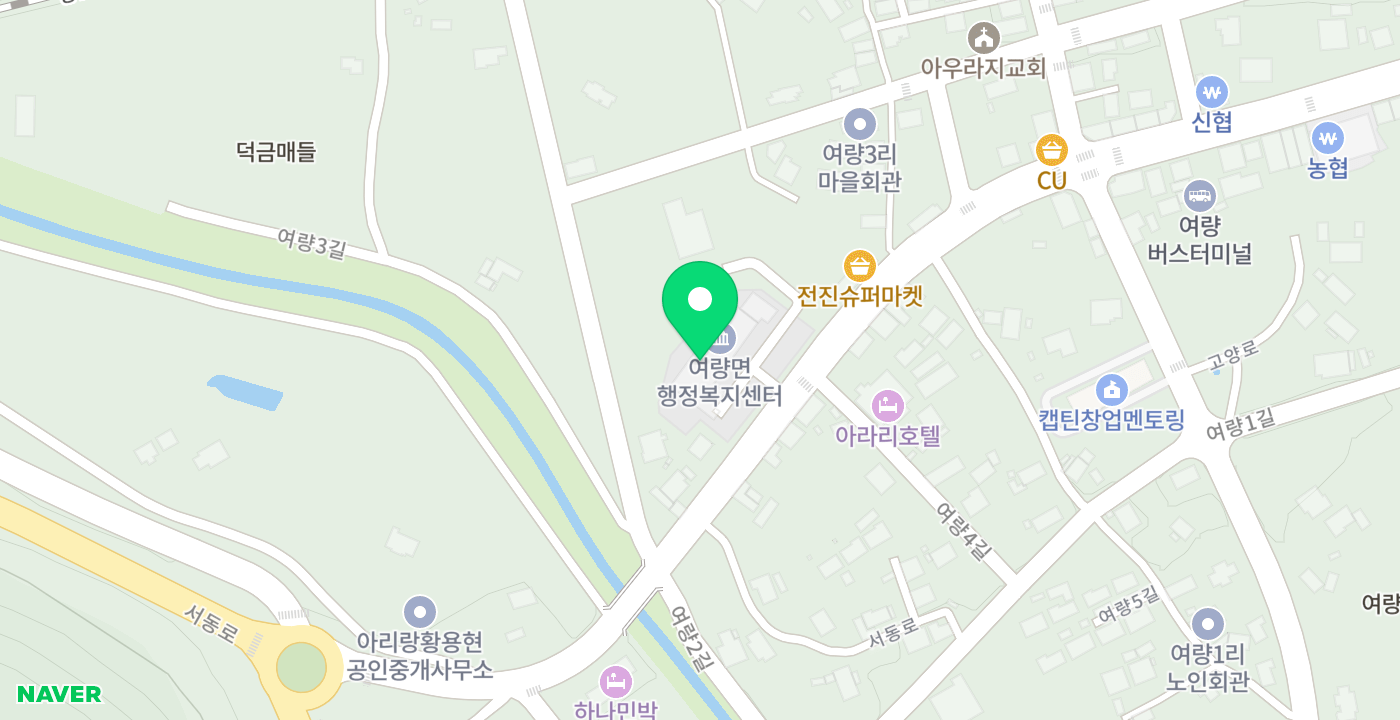 여량면 위치 지도