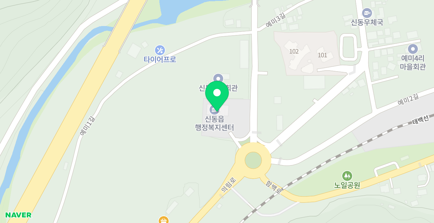 신동읍 위치 지도