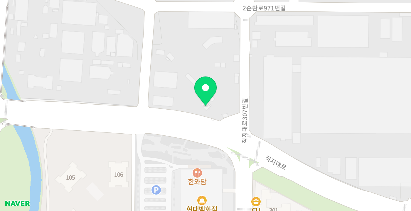 SK하이닉스1공장 위치 지도