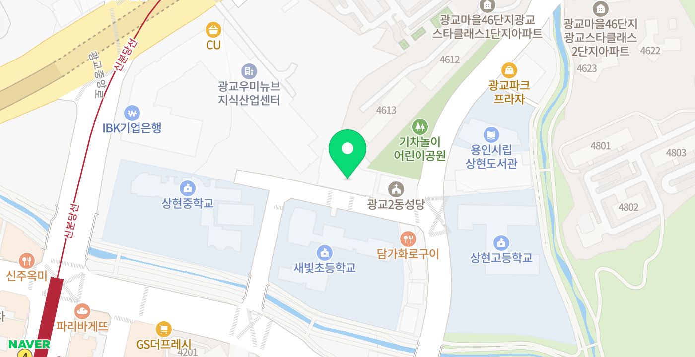 상현3동 주민센터 위치 지도
