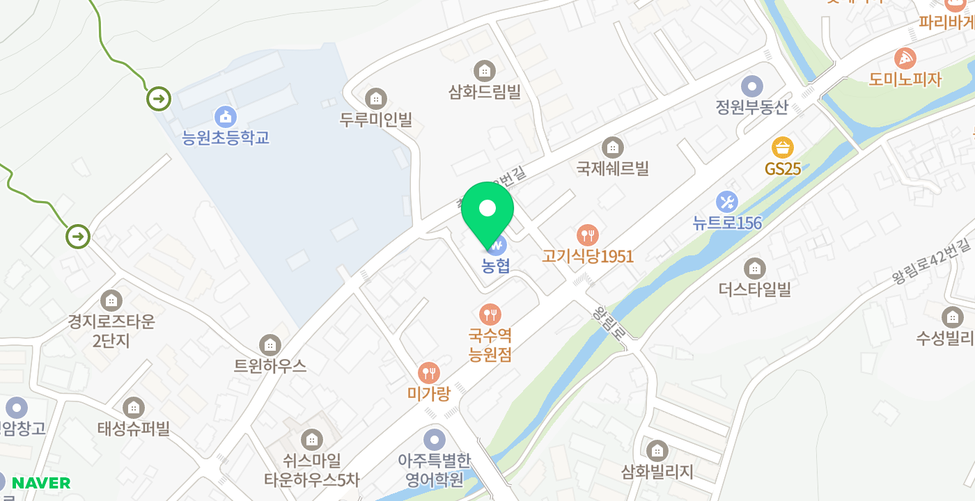 능원농협 위치 지도