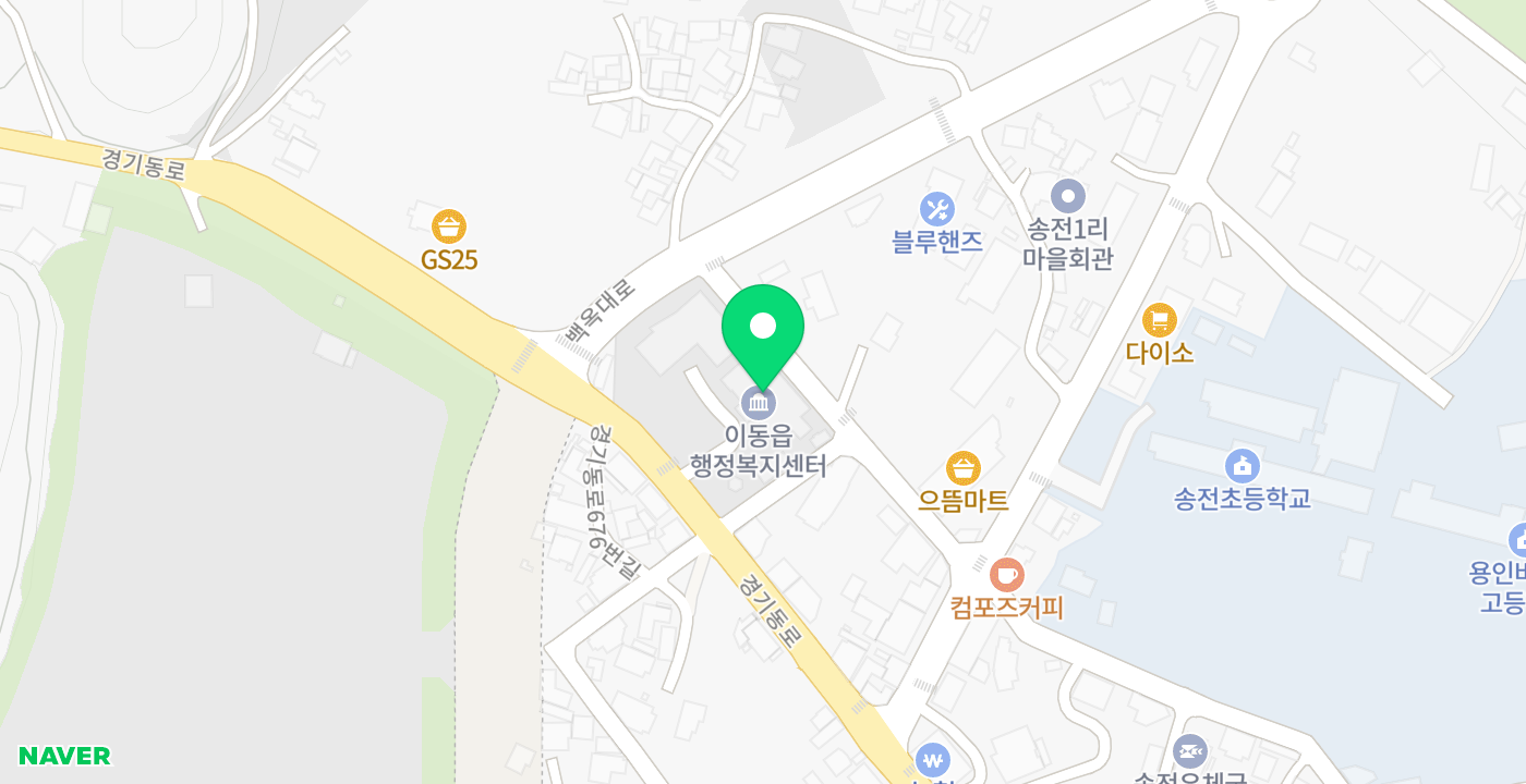 이동읍 위치 지도