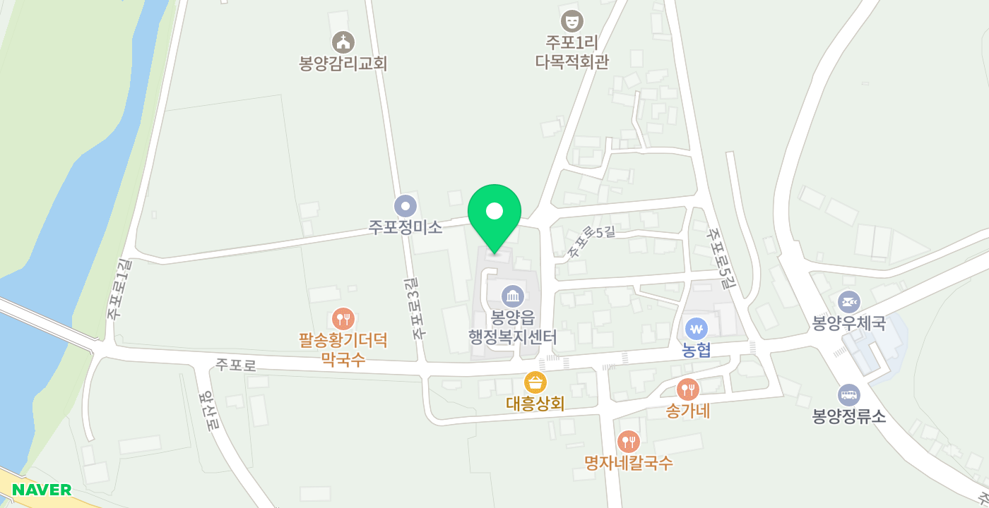 봉양읍행정복지센터 위치 지도