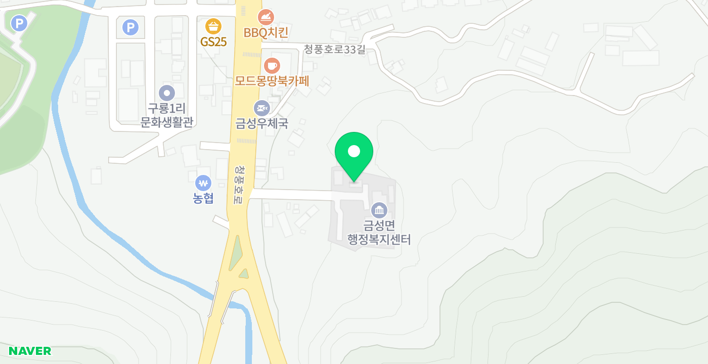금성면행정복지센터 위치 지도