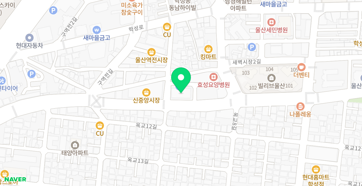 국민건강보험공단 울산중부지사 위치 지도