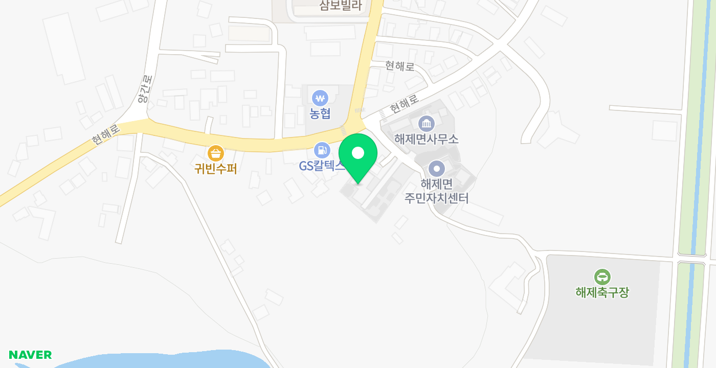해제면사무소 위치 지도