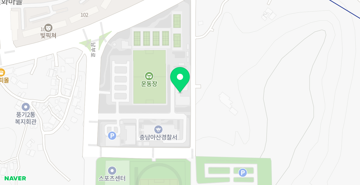 온양6동 아산경찰서 위치 지도
