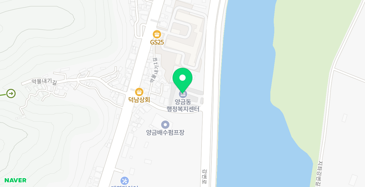 김천시양금동행정복지센터 위치 지도