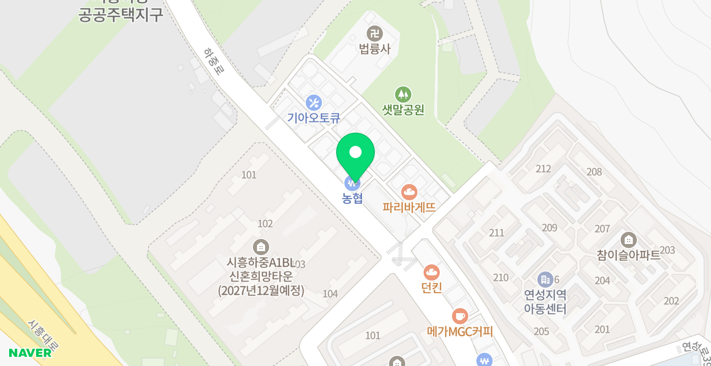 하중동농협 위치 지도