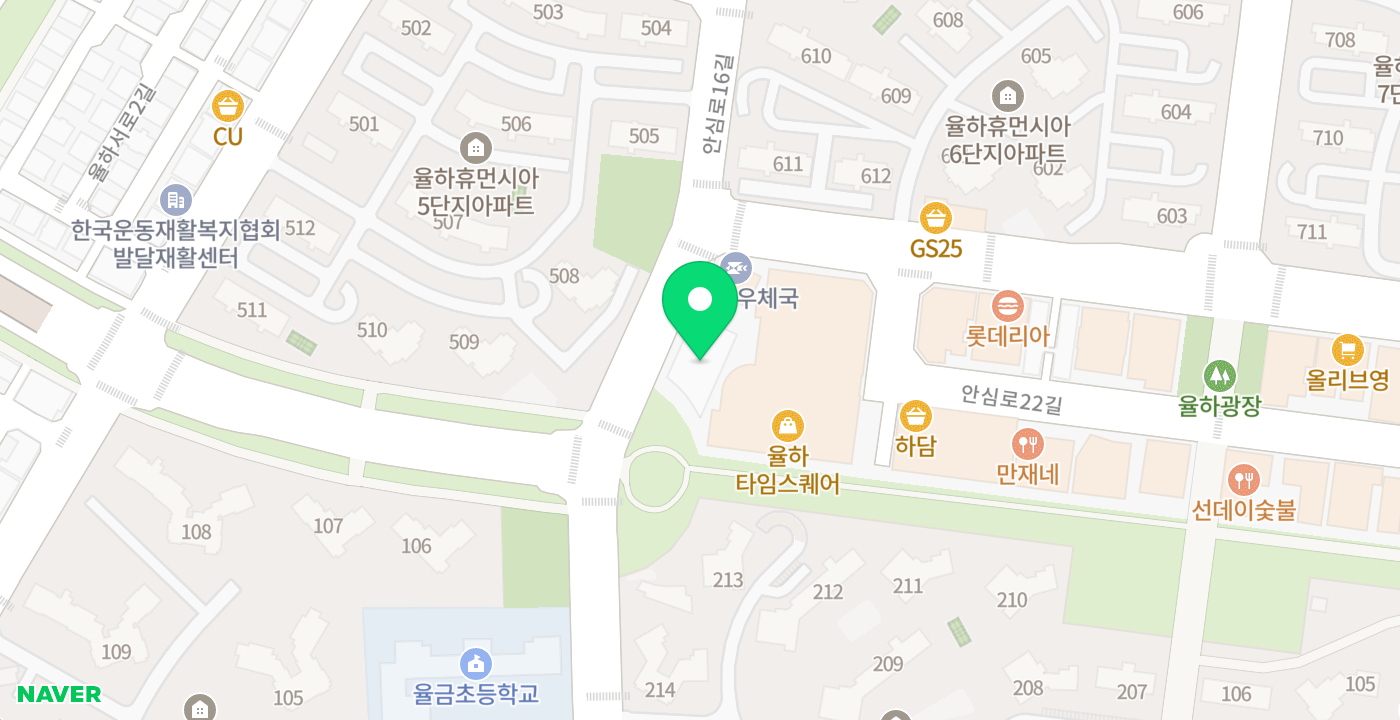 동구청소년문화의집아름드리 위치 지도