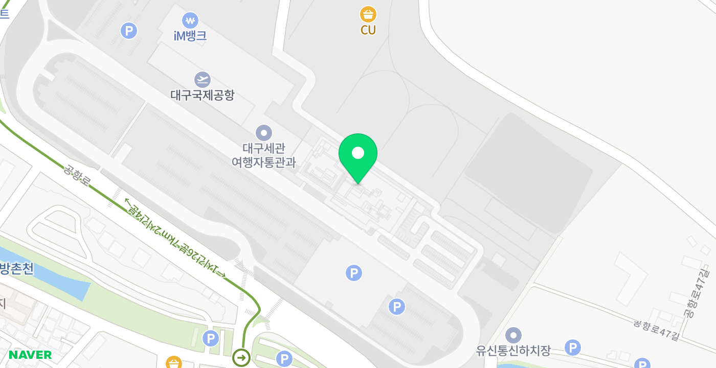 대구국제공항2 위치 지도