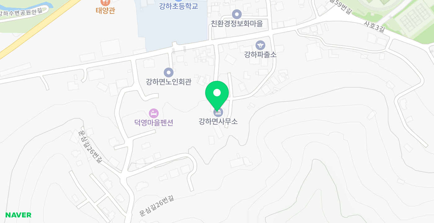 강하면 위치 지도
