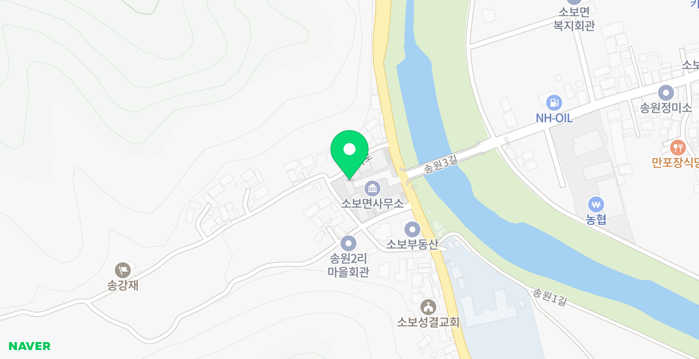 소보면 위치 지도