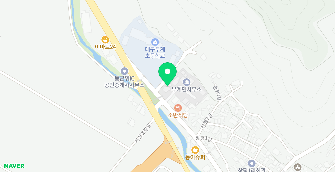 부계면 위치 지도