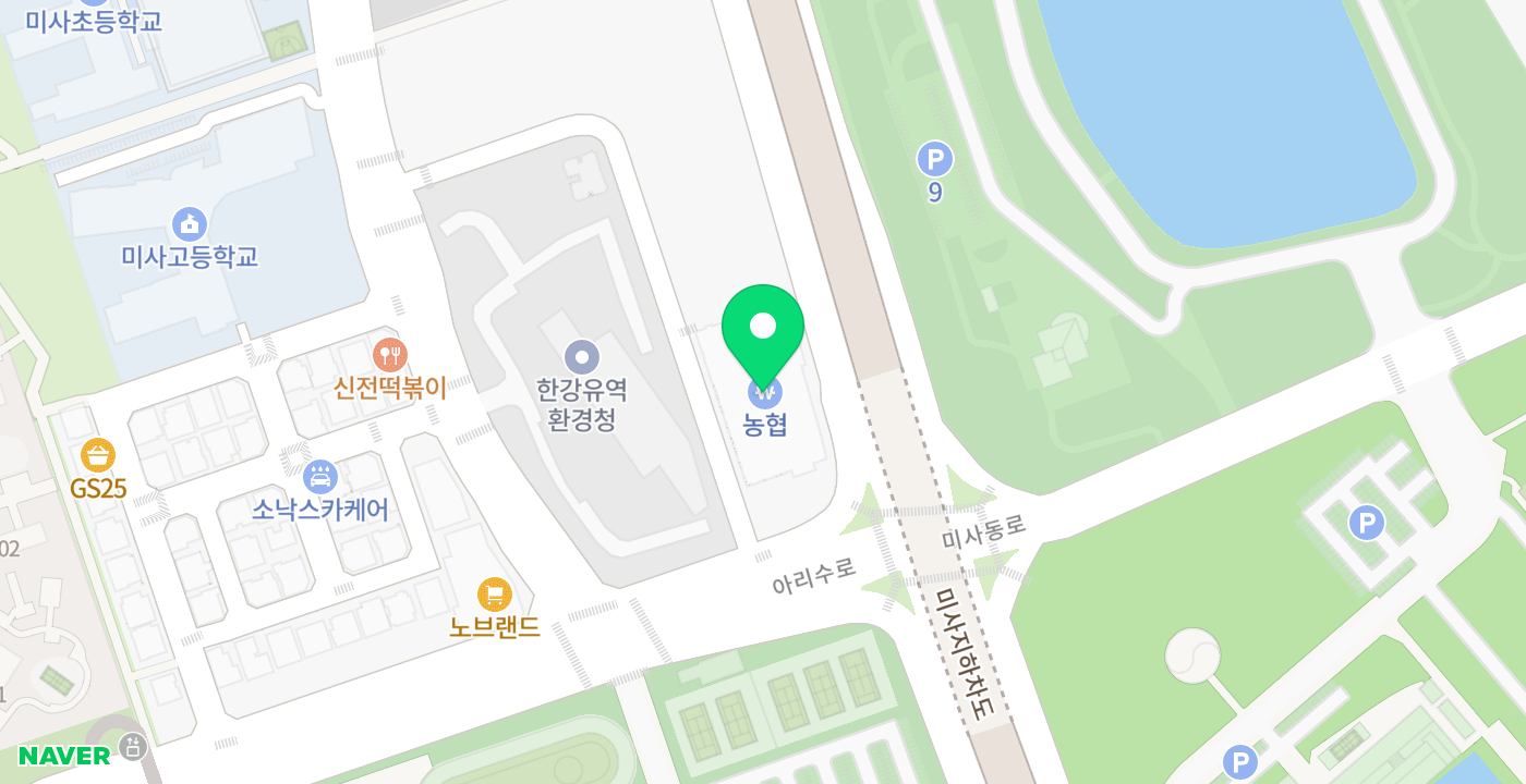 미사하나로마트 위치 지도
