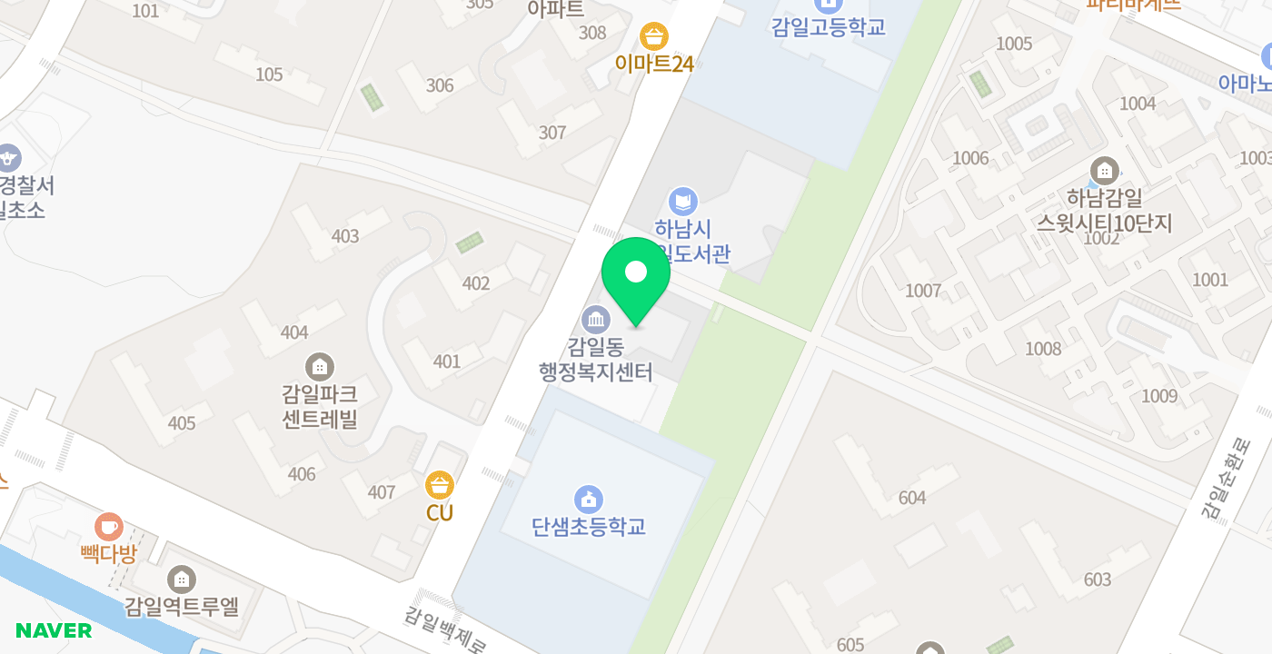 감일동행정복지센터_1 위치 지도