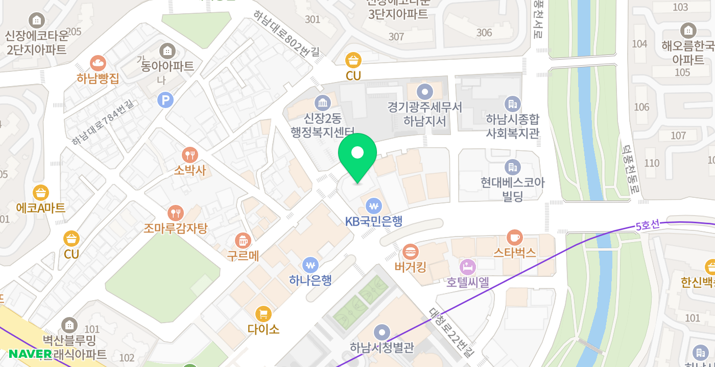 농협중앙회 하남시지부 위치 지도