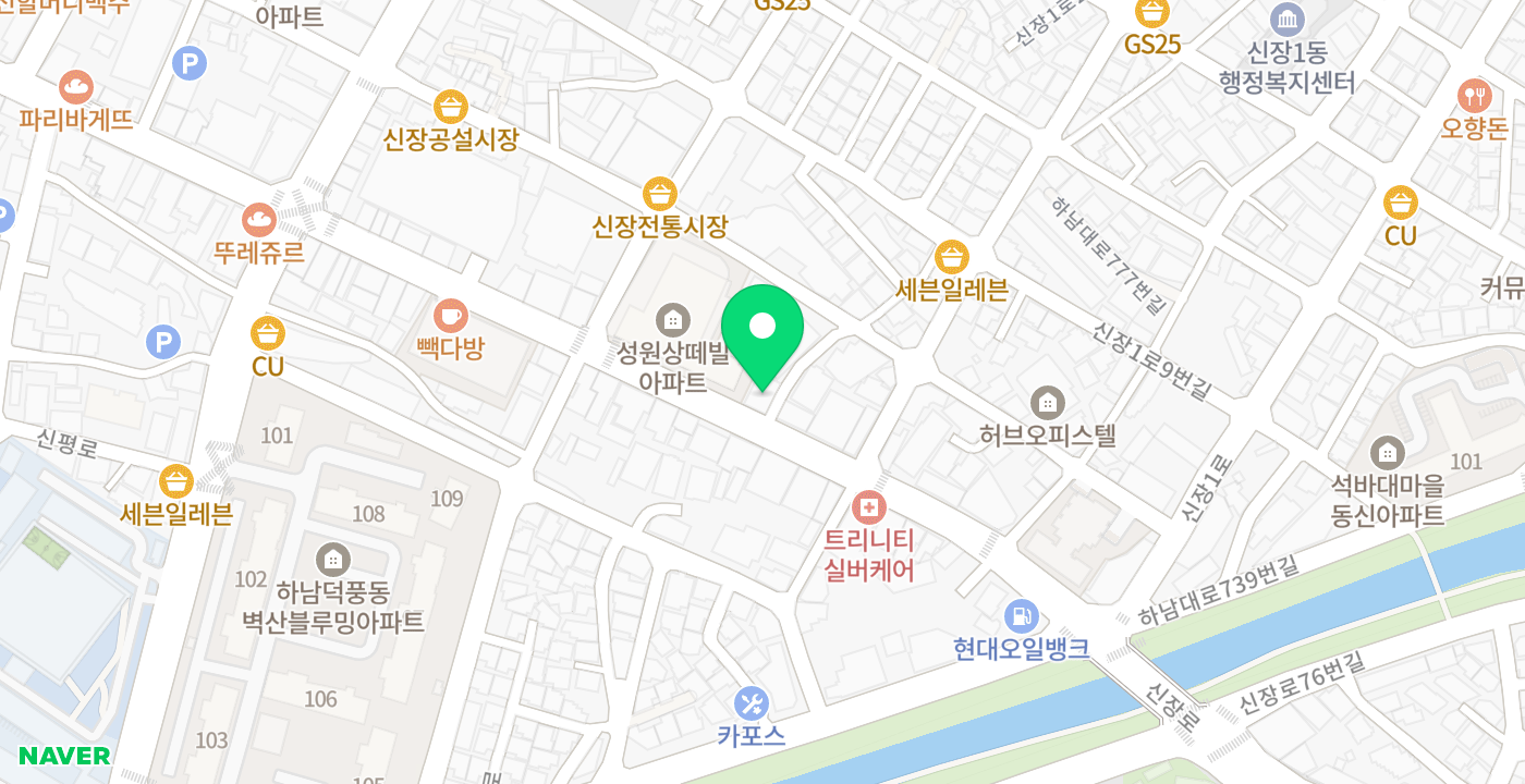 하남농협 중앙지점 위치 지도