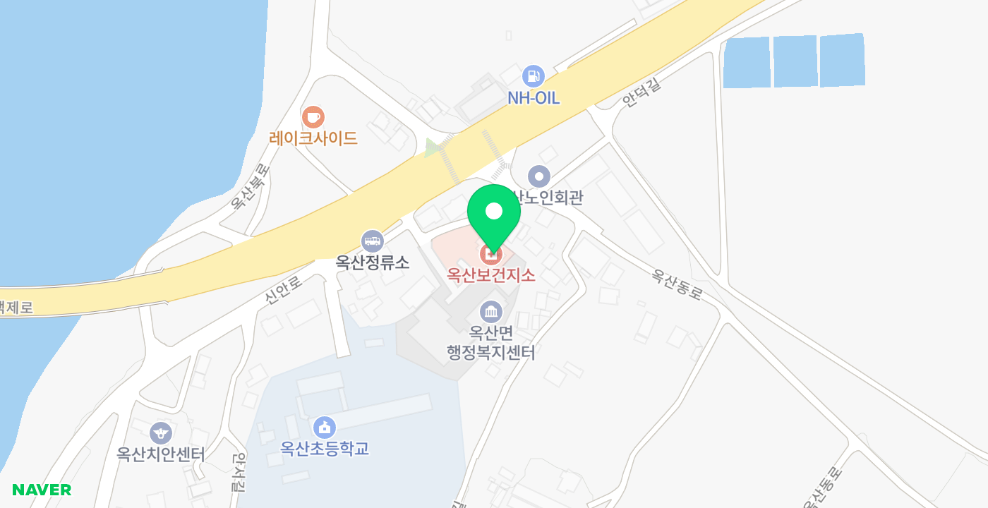 옥산면행정복지센터 위치 지도