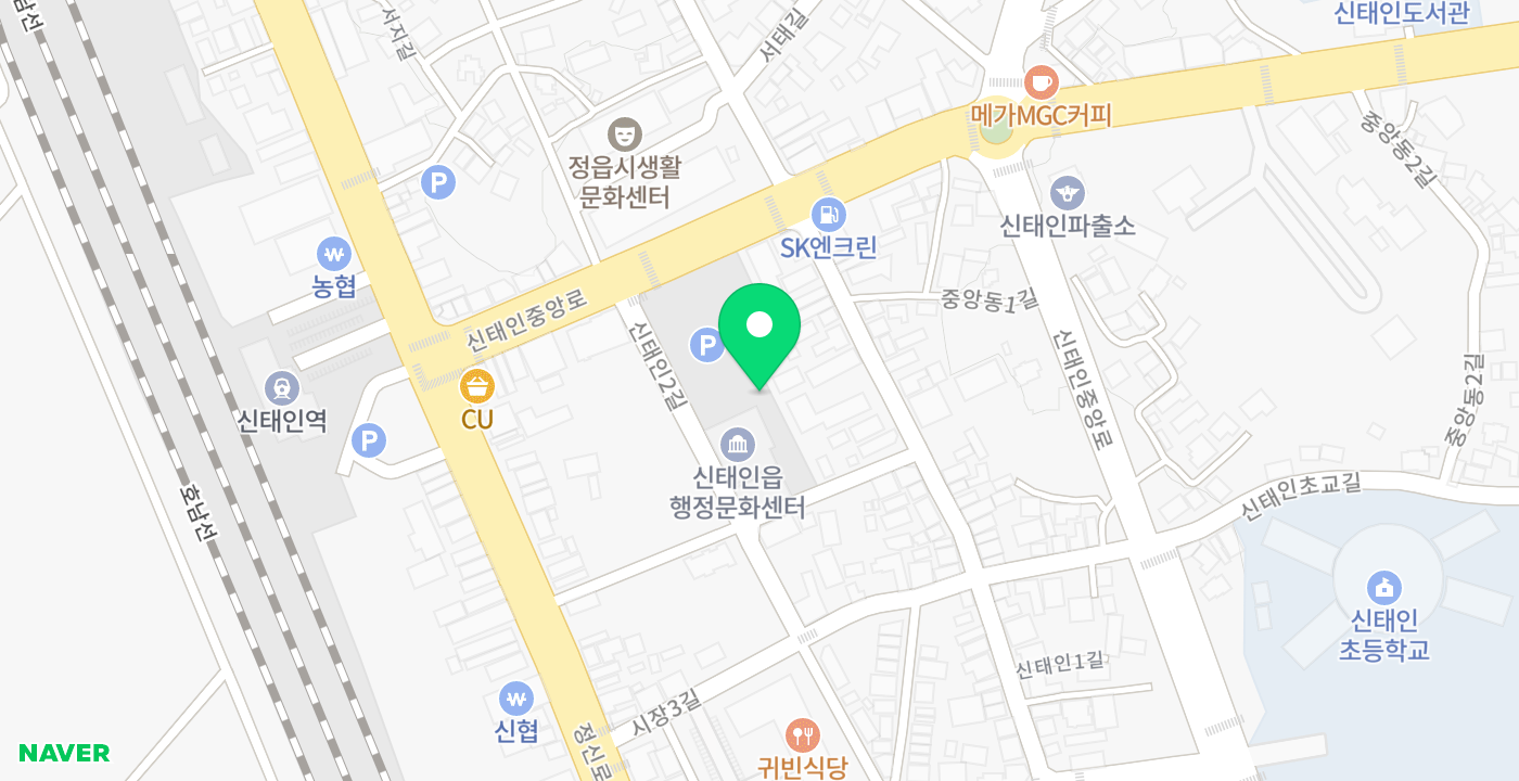 신태인읍사무소 위치 지도