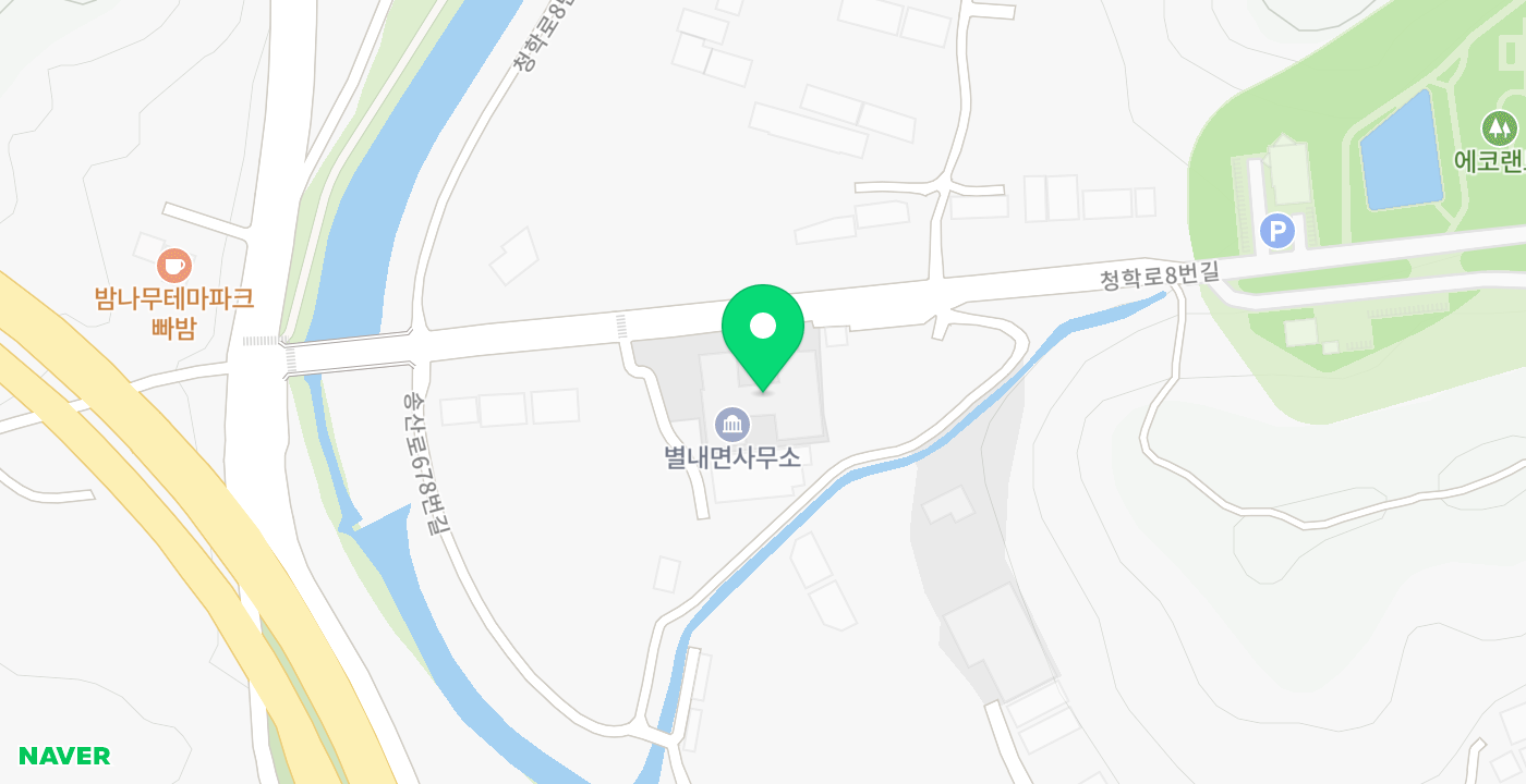 별내면사무소 위치 지도