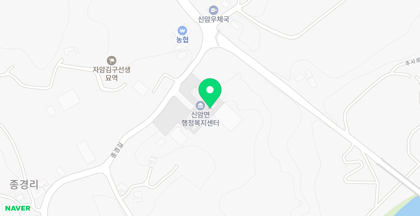 신암면실외 위치 지도