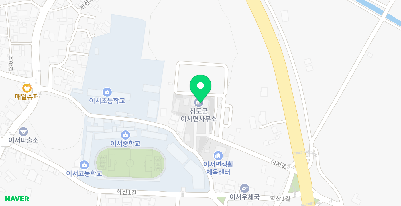 이서면사무소 KIOSK 위치 지도
