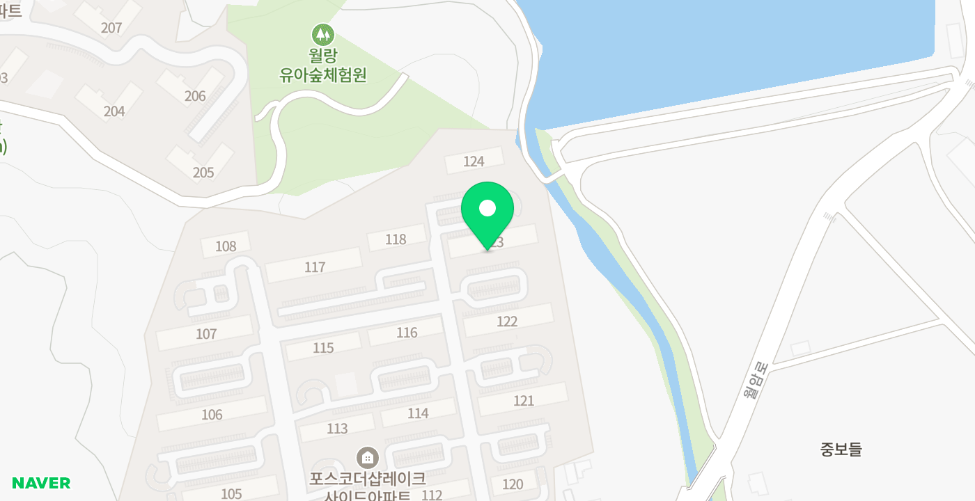 음봉 포스코1차(아) 위치 지도