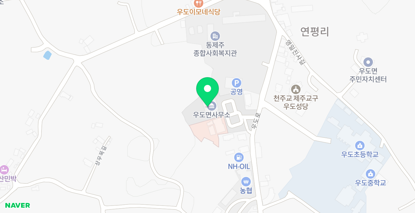 우도면사무소 위치 지도