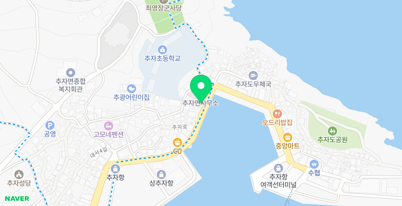 추자면사무소 위치 지도