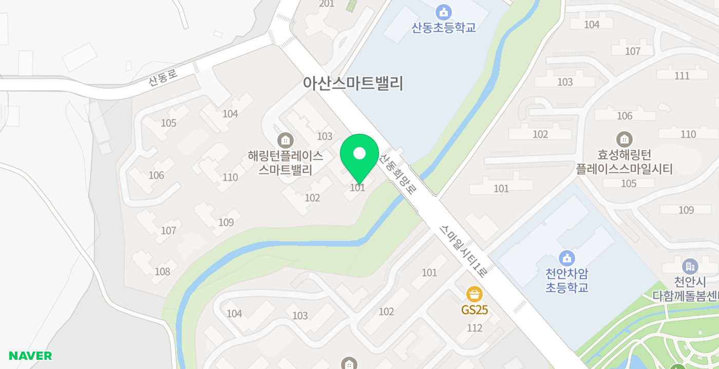 음봉 해링턴(아) 위치 지도