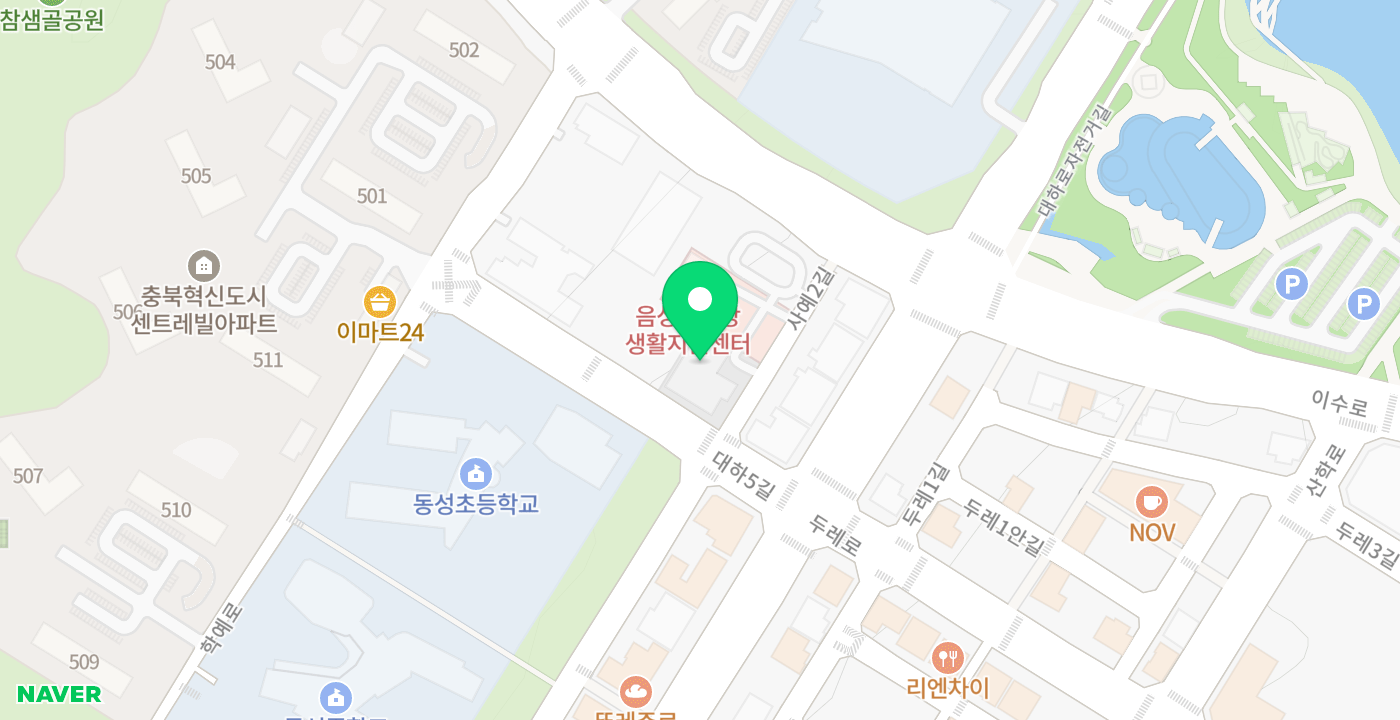 혁신도시출장소 위치 지도