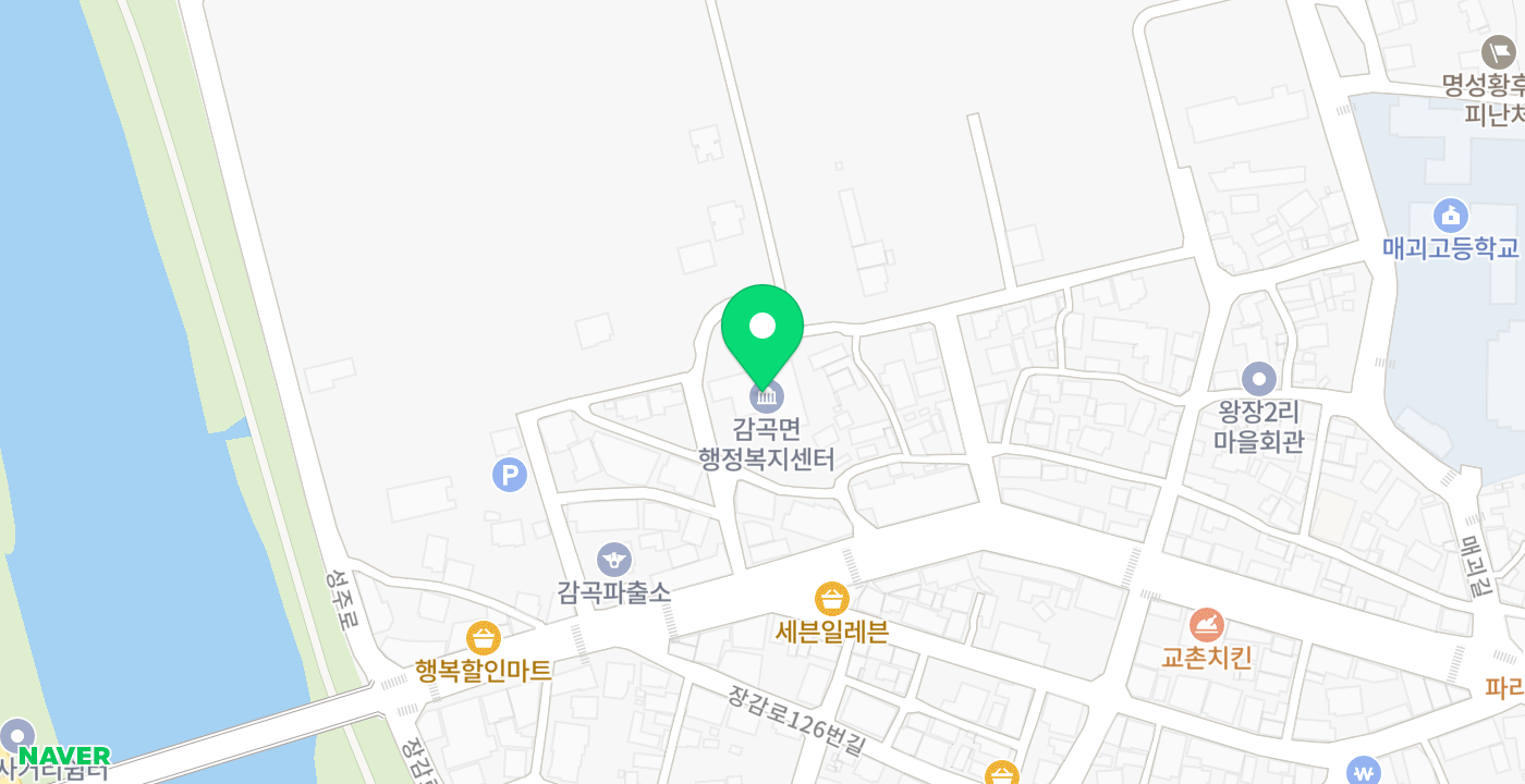 감곡면 위치 지도