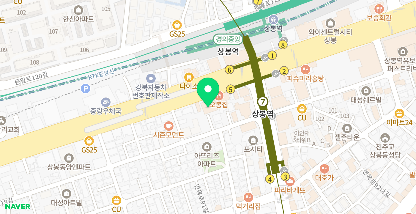 동서울농협 위치 지도