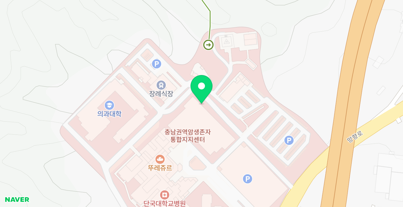 단대병원 위치 지도