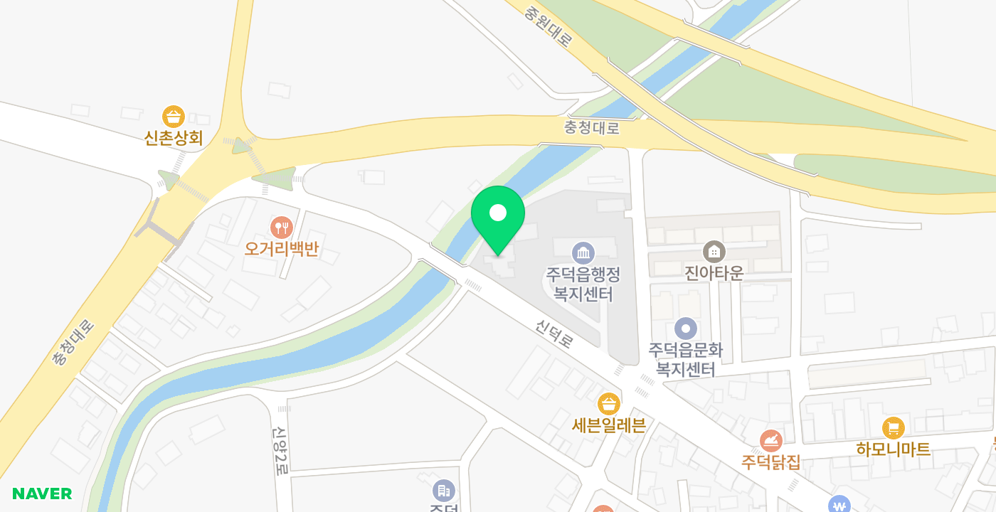 주덕읍 KIOSK 위치 지도