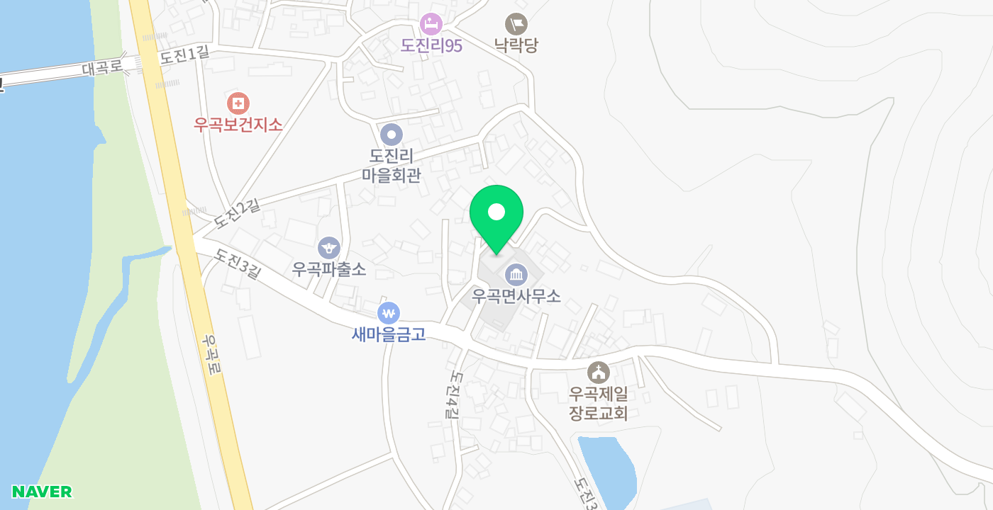 고령군우곡면사 KIOSK 위치 지도