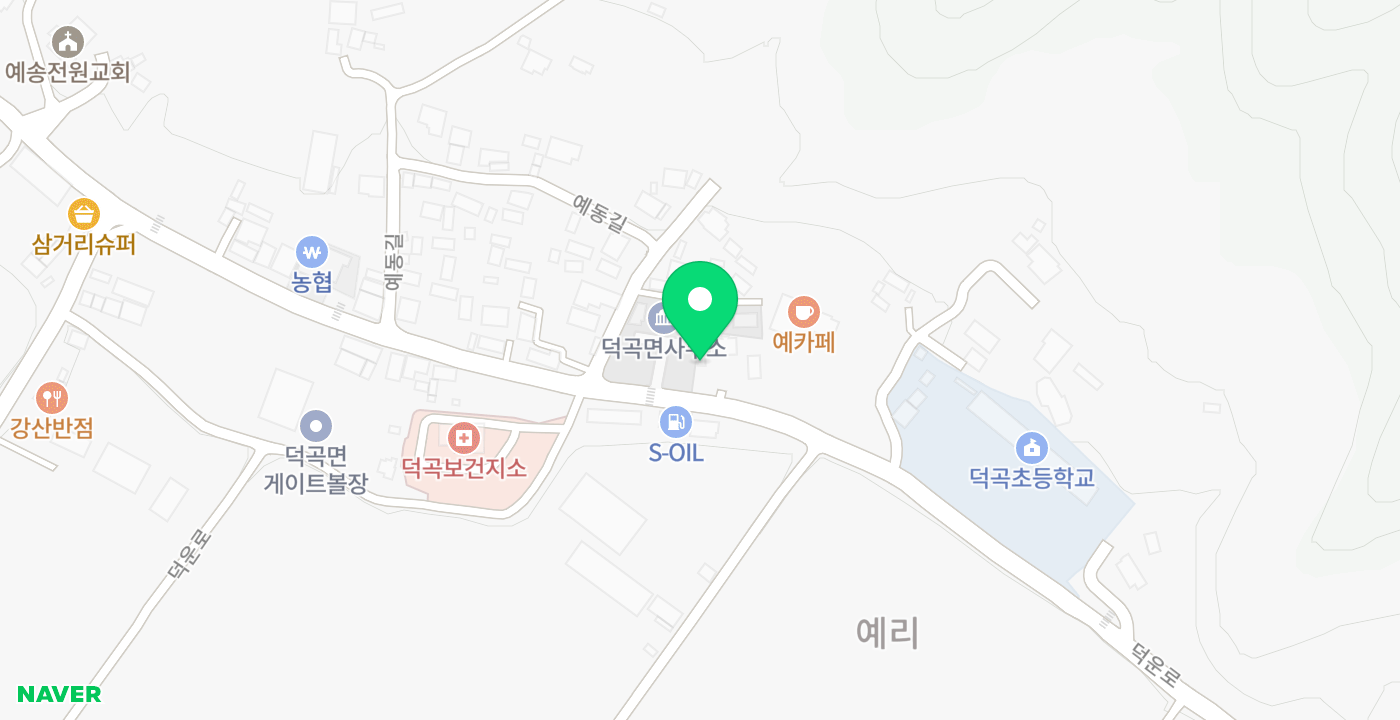 고령군덕곡면 KIOSK 위치 지도